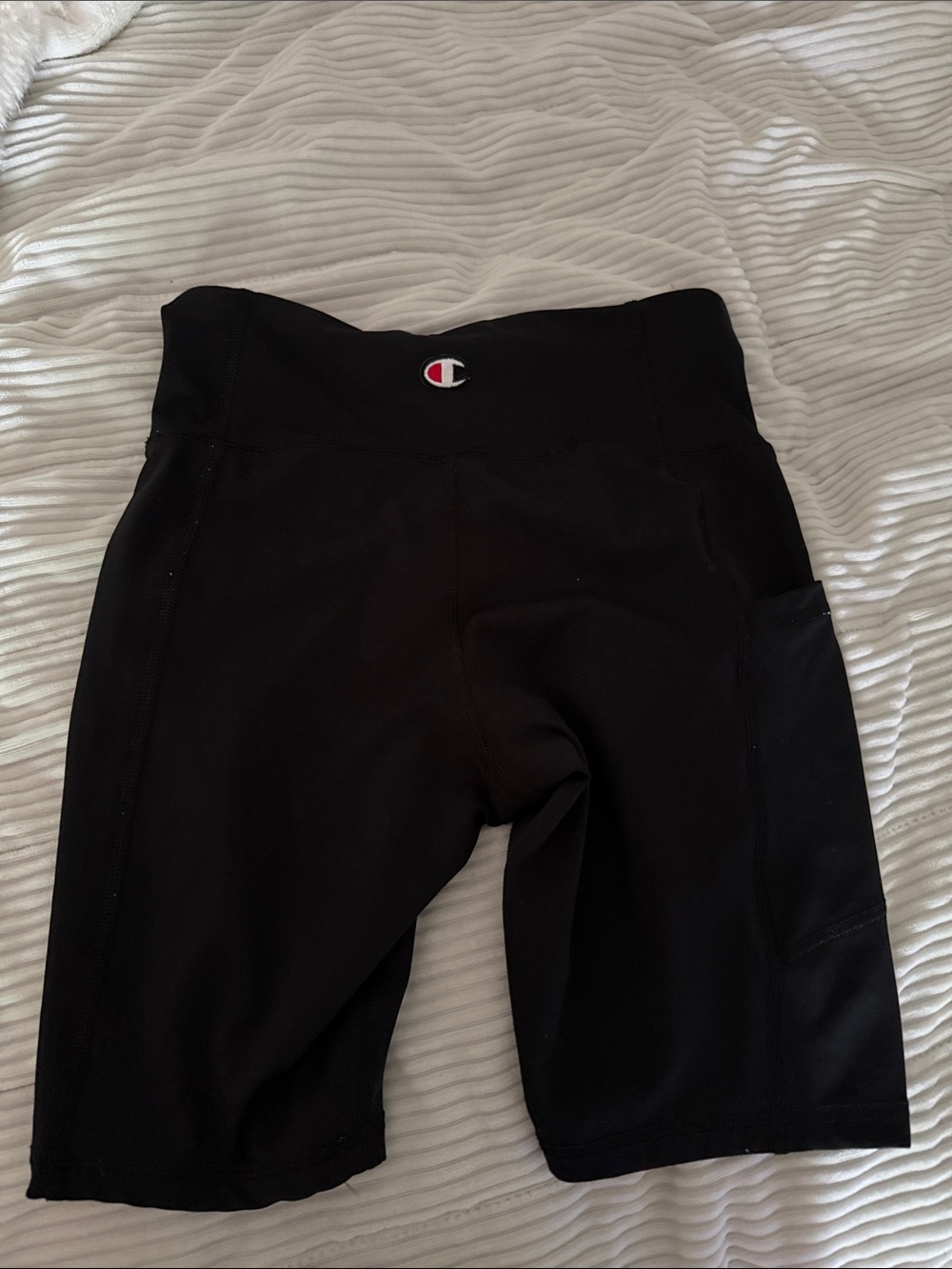 Champion Kids' Black Athletic Bike Shorts